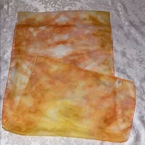 Vibrant Orange and Yellow Scarf